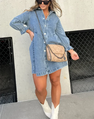 Sophia | Denim Dress