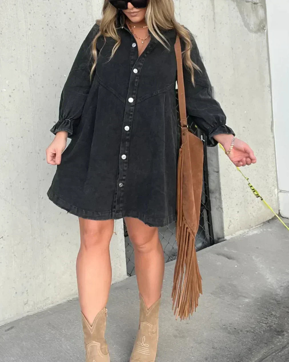 Sophia | Denim Dress