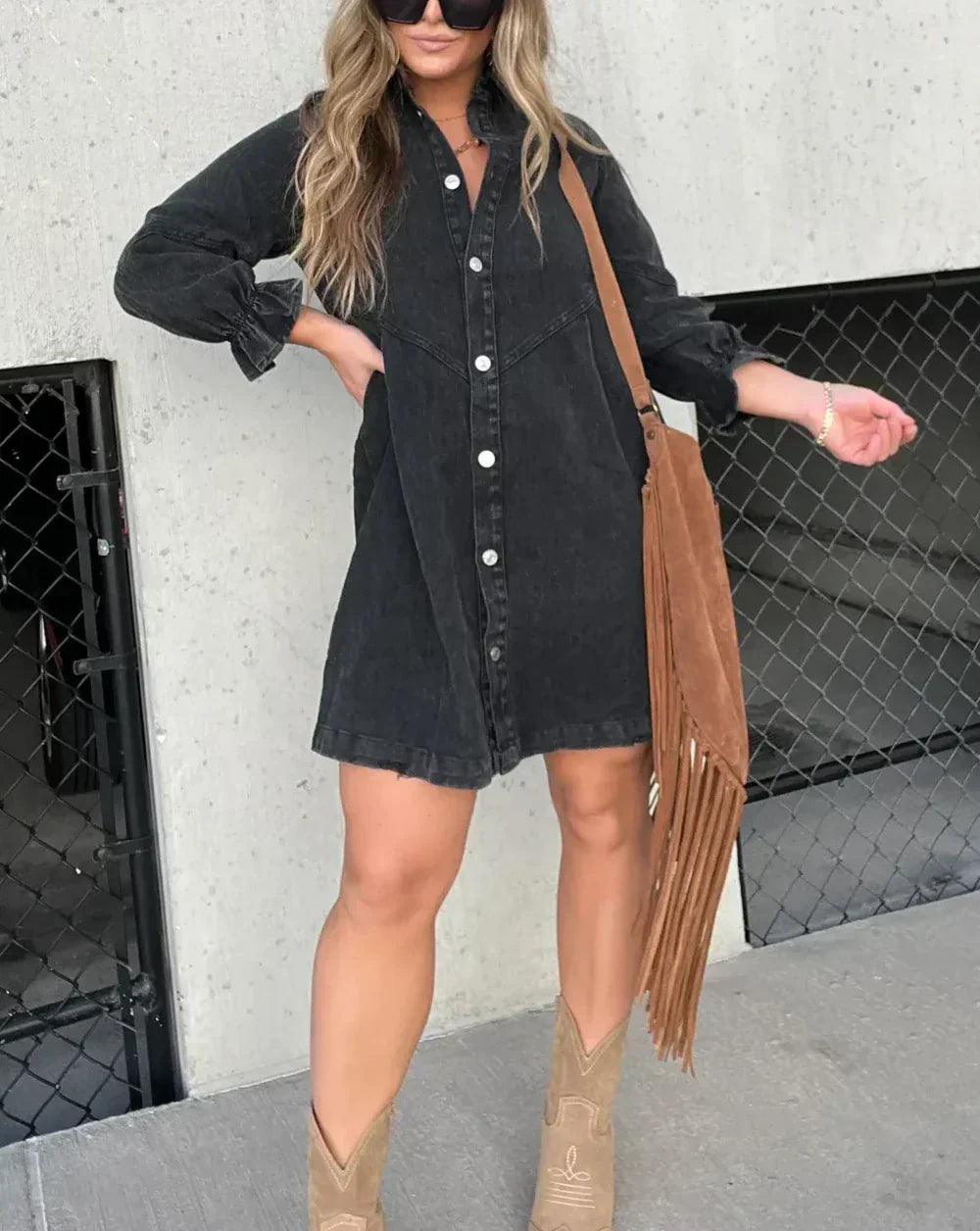 Sophia | Denim Dress