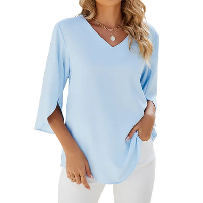 Esmira™ | V-neck blouse