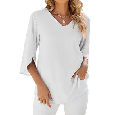 Esmira™ | V-neck blouse