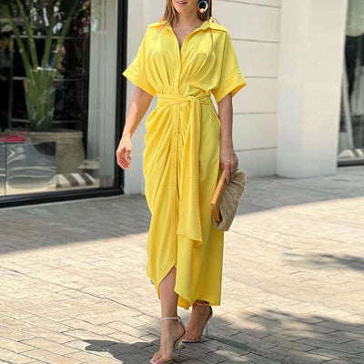 Ferne | Flounce Collar Dress