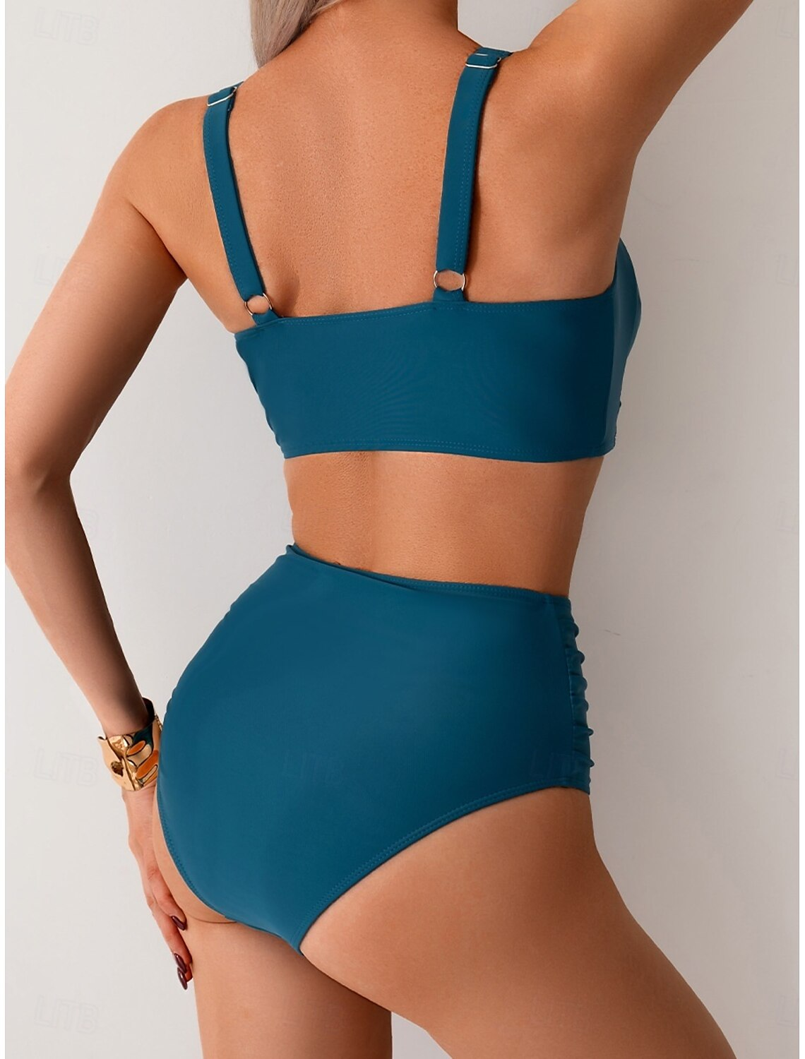 Lisbeth - Rynket Stof Bikini