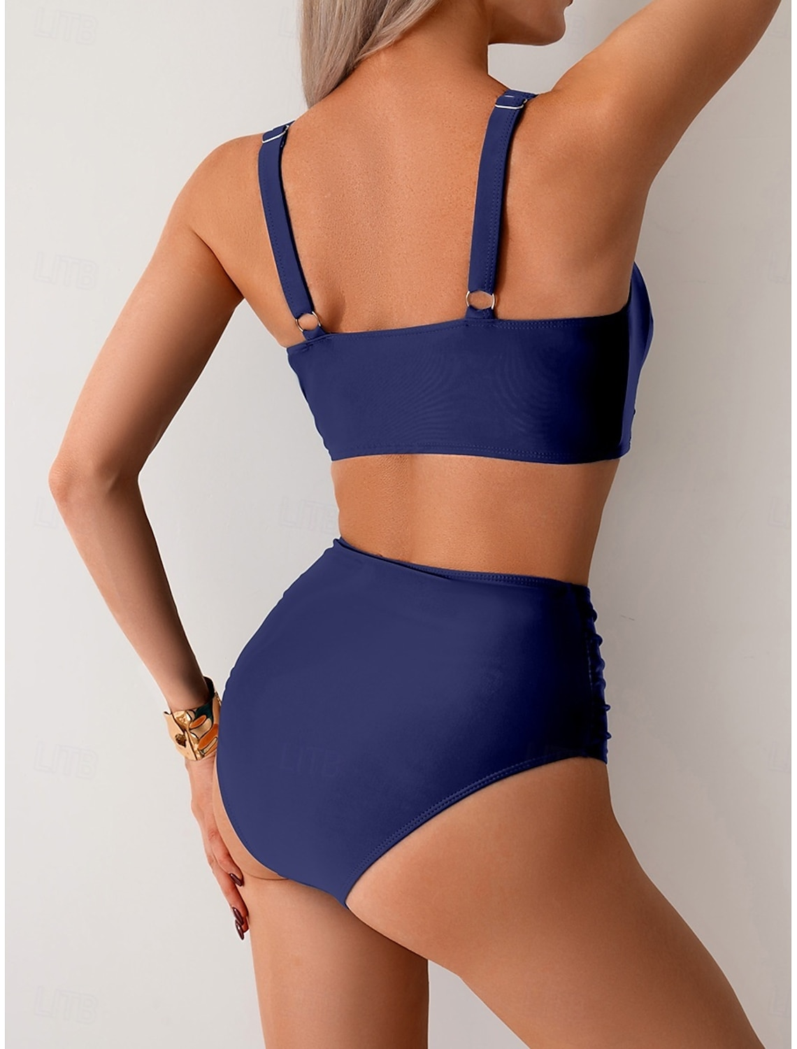 Lisbeth - Ruched Fabric Bikini