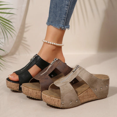 Laurelle™ | Stylish Wedge Sandals
