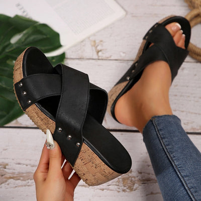 Elara™ | Boho Wedge Sandals