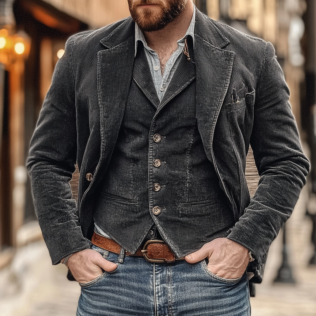 Harrington - Classic Blazer and Waistcoat