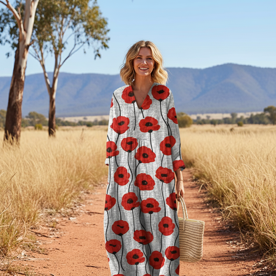 DINA | Elegant Geometric Dress