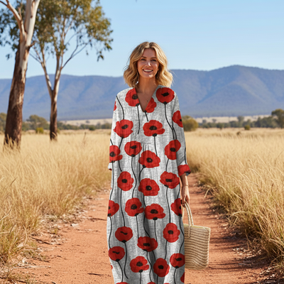 DINA | Elegant Geometric Dress