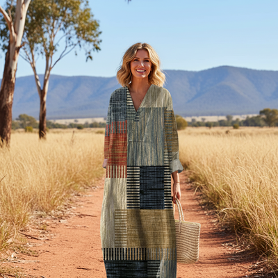 IRIS | Elegant Geometric Dress